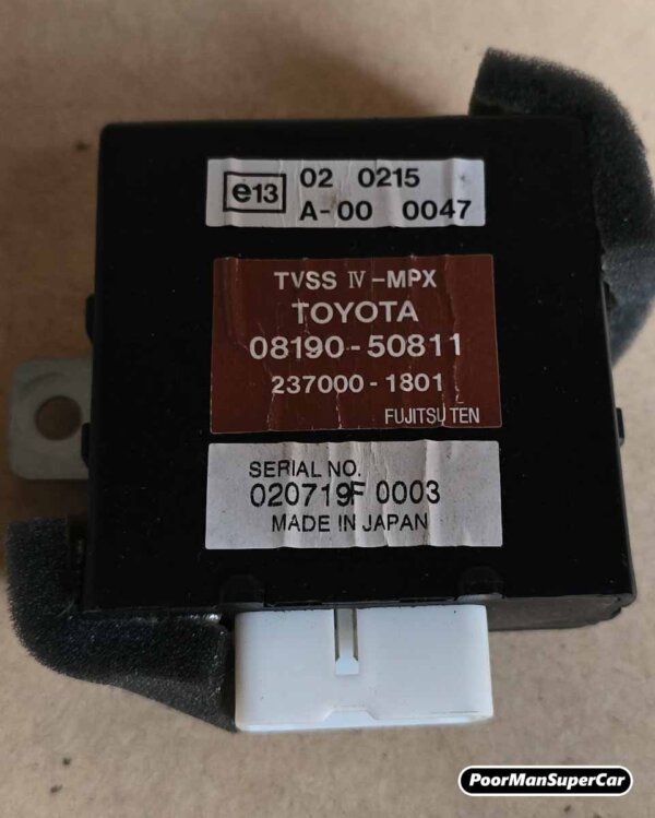 Lexus GS300 GS400 GS430 TVSS IV-MPX Module Sensor OEM 08190-50811 (1997-2005) - Used