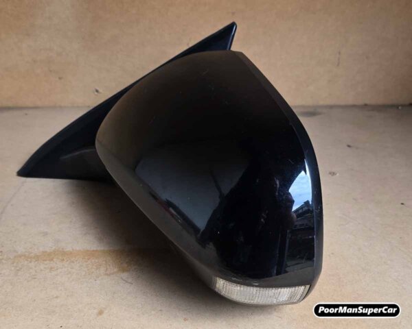 Honda Accord MK8 Passenger Side Power Fold Wing Mirror (2008-2012) - Black - Used - Image 3