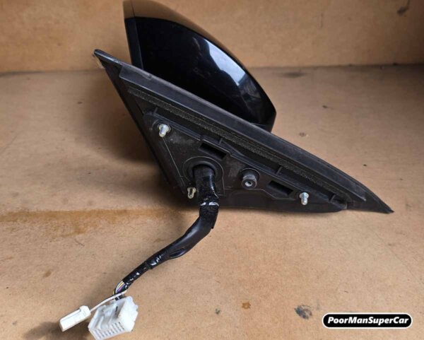 Honda Accord MK8 Passenger Side Power Fold Wing Mirror (2008-2012) - Black - Used - Image 2