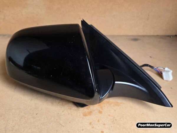 Honda Accord MK8 Driver Side Power Fold Wing Mirror (2008-2012) - Black - Used - Image 2