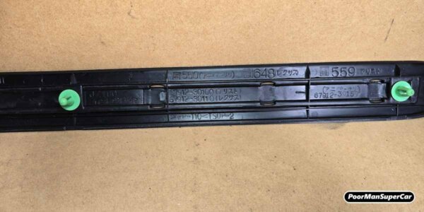 Lexus GS300 GS400 GS430 Plate, Front Door Scuff, Outside LH (1997-2005) - OEM Part 67912-30110 - Used - Image 4