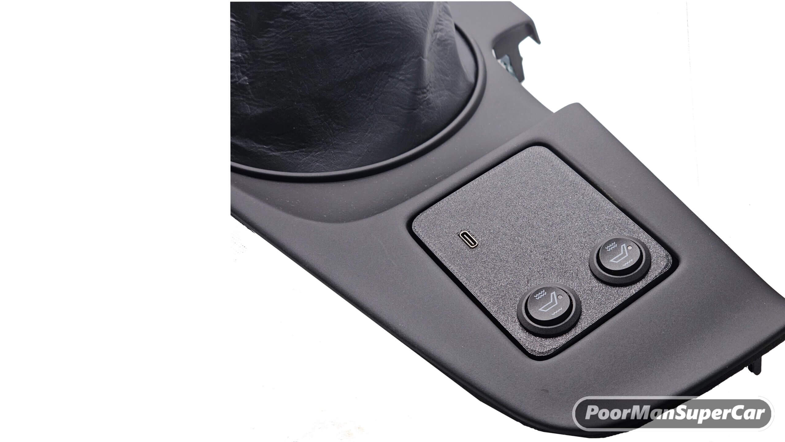 Ash Tray Replacement with 2 Switches + USB C Port - Image 2