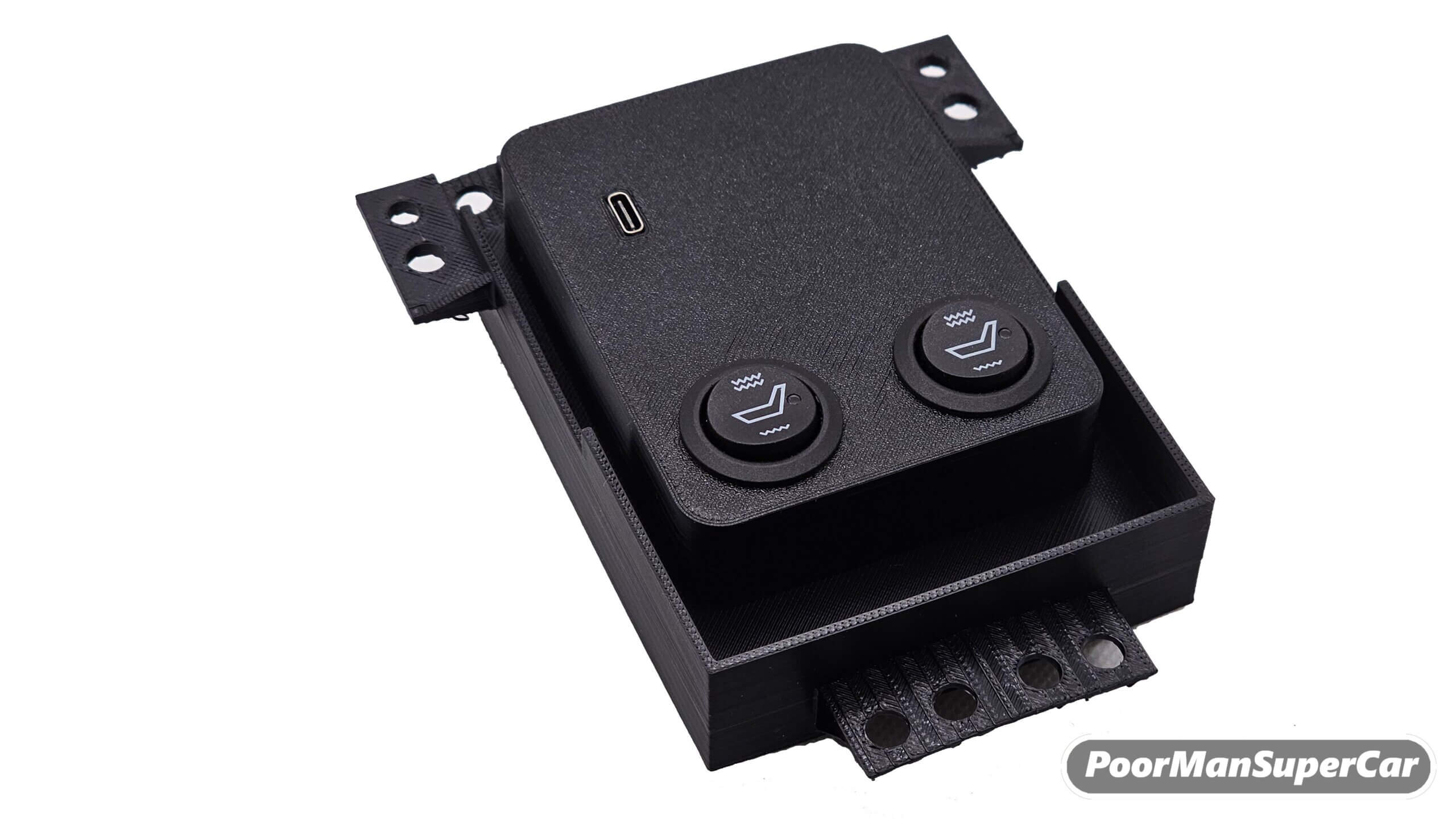 Ash Tray Replacement with 2 Switches + USB C Port - Image 3