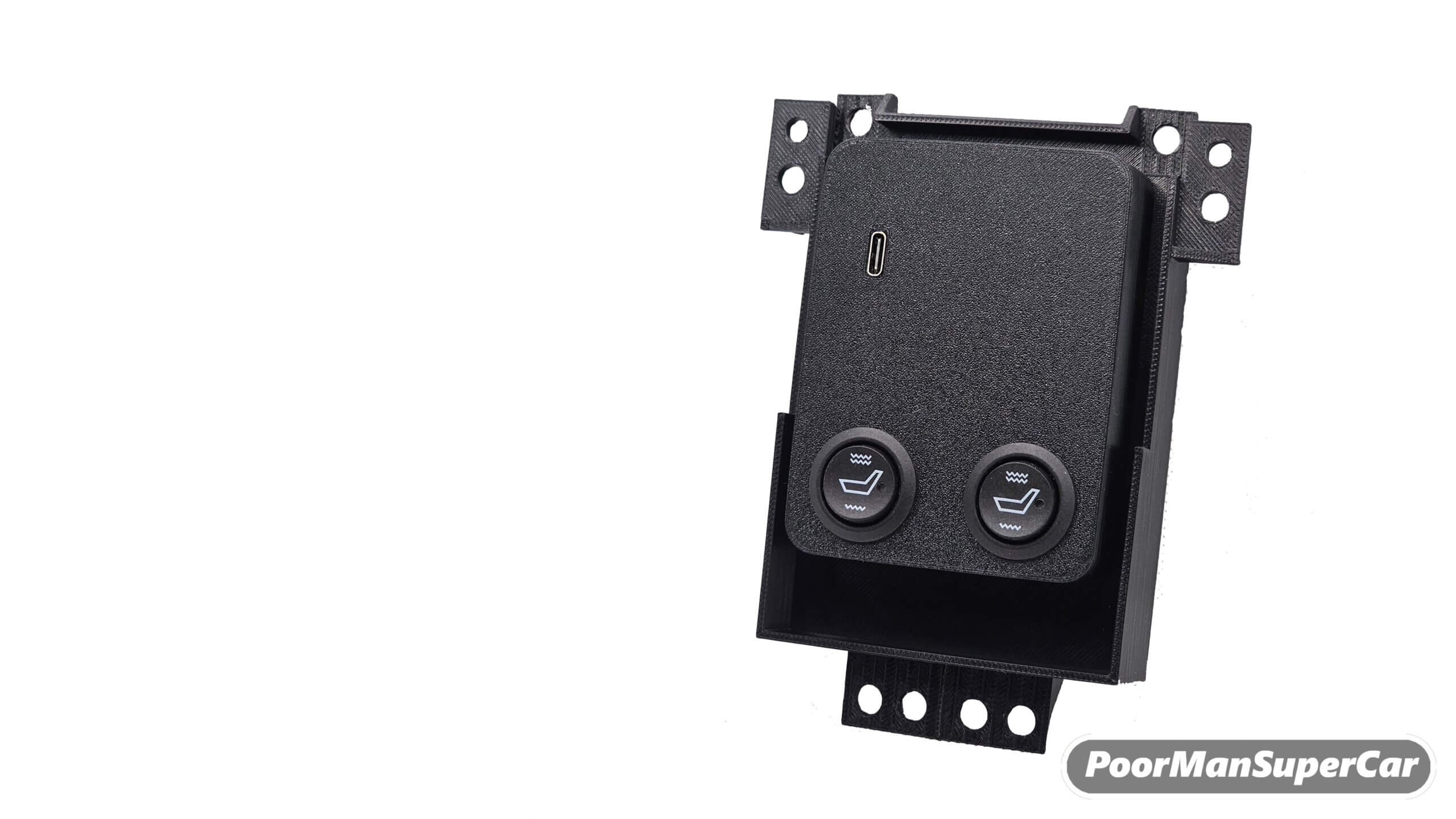 Ash Tray Replacement with 2 Switches + USB C Port - Image 4