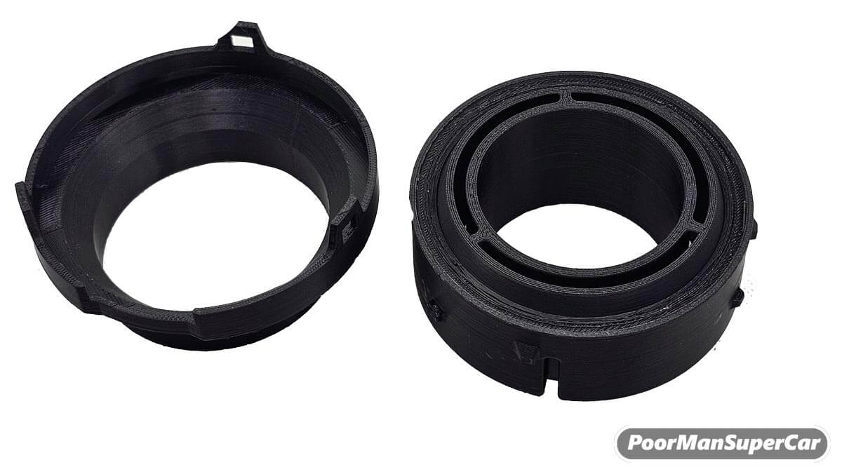 Boost Gauge Mount 52mm for Air Vent - Toyota Supra Mk4 - Image 3