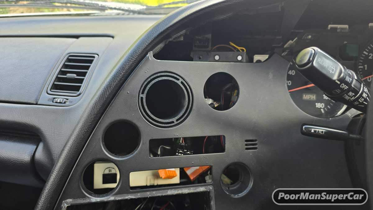 Boost Gauge Mount 52mm for Air Vent - Toyota Supra Mk4 - Image 7