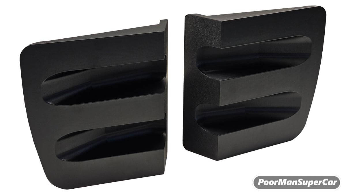 Toyota Supra MKIV (A80) Number Plate Surround / Garnish – With or Without Reversing Camera - Image 3