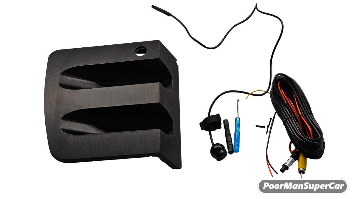 Toyota Supra MKIV (A80) Number Plate Surround / Garnish – With or Without Reversing Camera - Image 6
