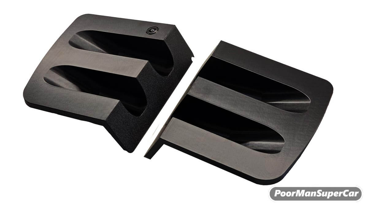 Toyota Supra MKIV (A80) Number Plate Surround / Garnish – With or Without Reversing Camera