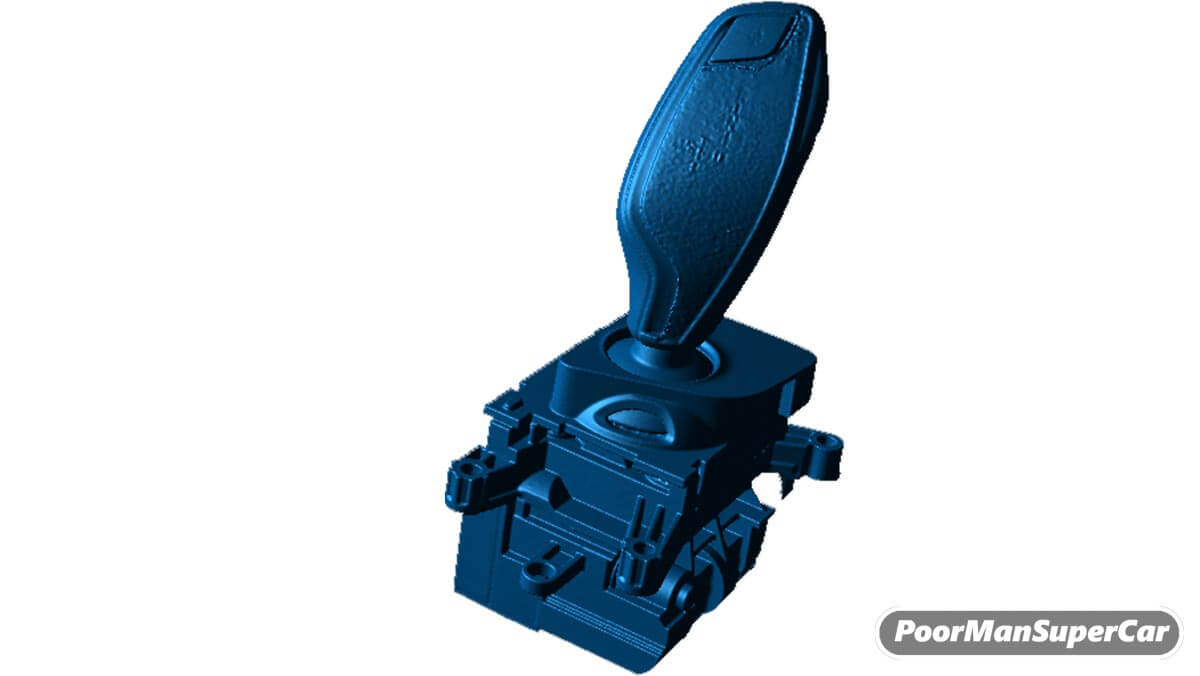 3D SCAN STL - BMW 5 6 Series G30 G31 G32 2017-2023 Gear Selector Gearstick RHD